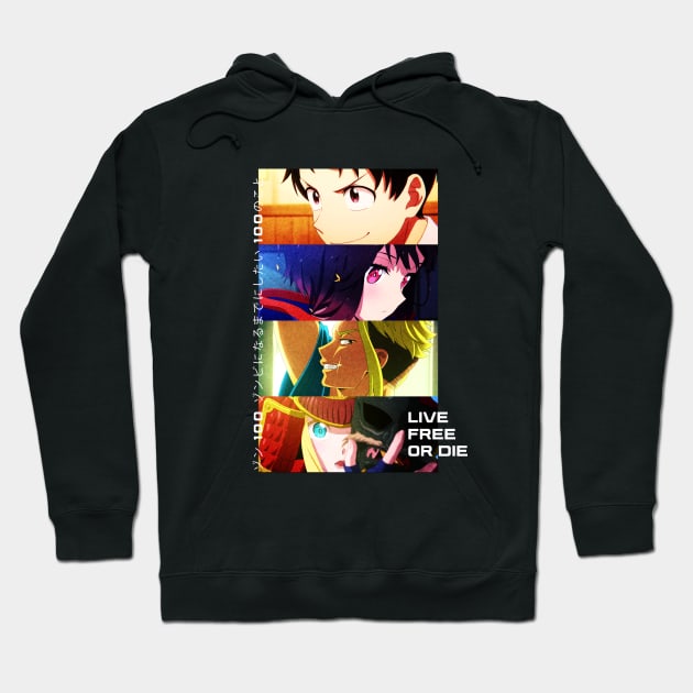 ZOM 100 Akira Shizuka Kenichirou Beatrix Hoodie by alifpunk